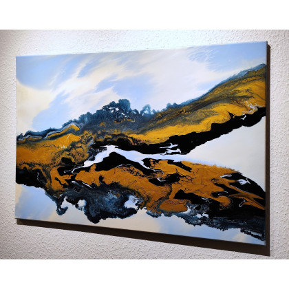 Felix Guenther - obrazy akryl - Golden miracle of nature foto #1