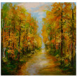 Jesień obraz olejny 50-50cm