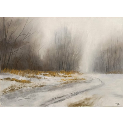 Paulina Lebida - pastele suche - Zima 2-rysunek pastele foto #1