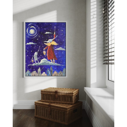 Magiczne gwiazdki marzeń – Giclee, 4mara, wydruki na płótnie