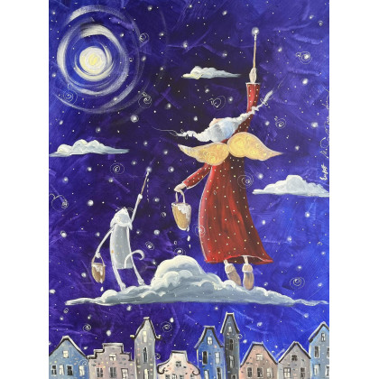 4mara - wydruki na płótnie - Magiczne gwiazdki marzeń – Giclee foto #3