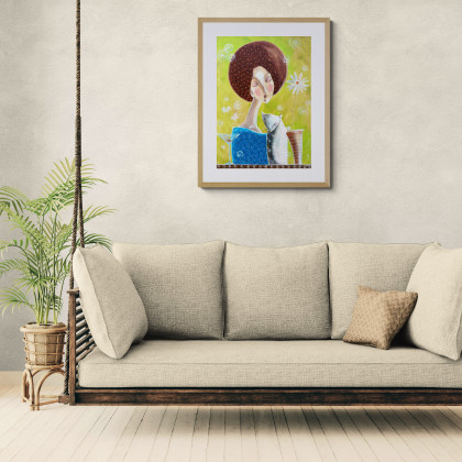 Chwila spokojnej melancholii - Giclee, 4mara, wydruki na płótnie