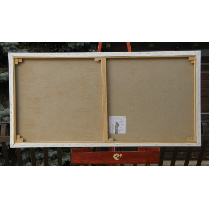 Eryk Maler - obrazy olejne - Kwiaty w słoikach, 120x60 cm, 2018 foto #1