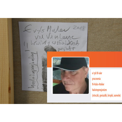 Eryk Maler - obrazy olejne - Kwiaty w słoikach, 120x60 cm, 2018 foto #3