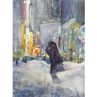 Zima w wielkim mieście 2 (30x40 cm)