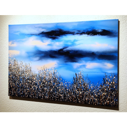 Felix Guenther - obrazy akryl - Silence beneath wandering clouds foto #1