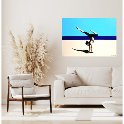 Monika Adamczyk - obrazy akryl - Joga II foto #1