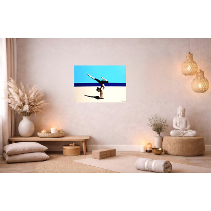 Monika Adamczyk - obrazy akryl - Joga II foto #2