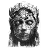 Po drugiej stronie czasu - rysunek piórkiem