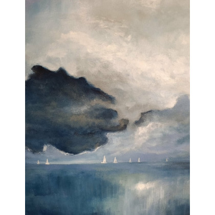 Paulina Lebida - obrazy akryl - Morze- obraz akrylowy 50/60 cm foto #2