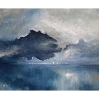 Paulina Lebida - obrazy akryl - Morze- obraz akrylowy 50/60 cm foto #3