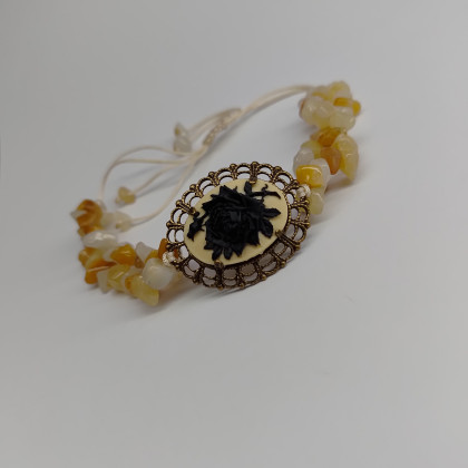 unikatart - bransoletki - Bransoletka Camea Karneol foto #2