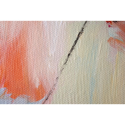 Rafal Stach - obrazy akryl - Alice - Warm Gaze 80x100 foto #1