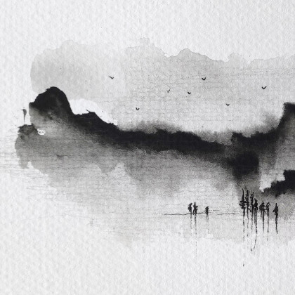 Maja Gajewska - obrazy akwarela - Unikat - tusz i akwarela w oprawie (nr3) foto #2