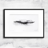 Unikat - tusz i akwarela w oprawie (nr4)