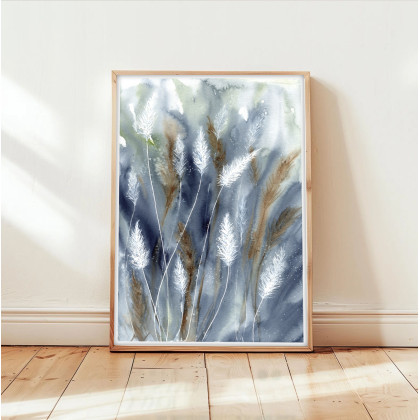 Akwarela A4.  Łąka, Małgorzata Domańska ART, obrazy akwarela