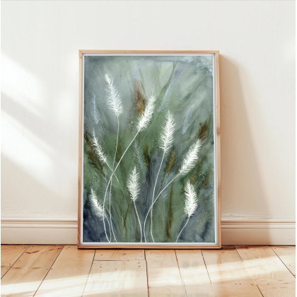 Akwarela A4. Łąka, Małgorzata Domańska ART, obrazy akwarela