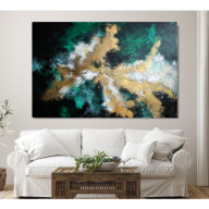 OBRAZ AKRYLOWY-XXL ZŁOTE MYŚLI