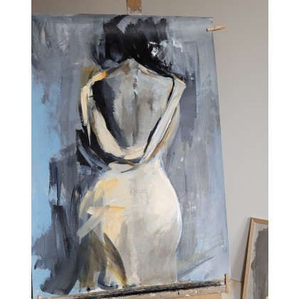 Studio.Sensual - obrazy tech. mieszana - Lady - 100x70 foto #1