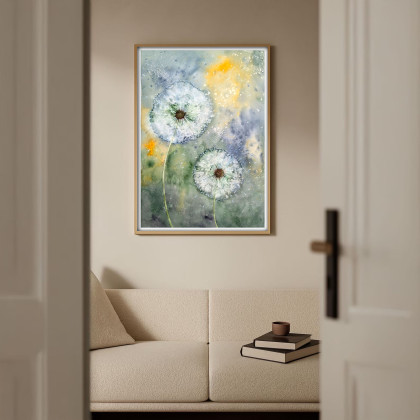 Małgorzata Domańska ART - obrazy akwarela - Akwarela A3. Dmuchawce foto #1