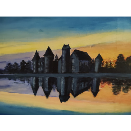 Renata  Woś - obrazy akryl - Wilno ...Odbicie.. foto #1