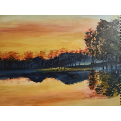 Renata  Woś - obrazy akryl - Wilno ...Odbicie.. foto #2