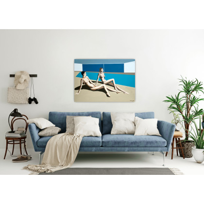 Monika Adamczyk - obrazy akryl - Geometria letargu foto #2