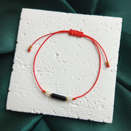 Solomi - ART - bransoletki - Lana - bransoletka z naturalnymi kamieniami. foto #1