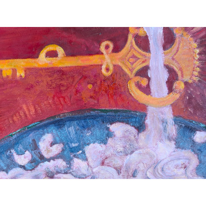 Elżbieta Goszczycka - obrazy olejne - Wróżba foto #2