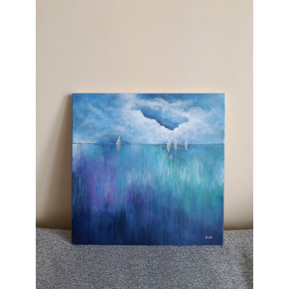 Paulina Lebida - obrazy akryl - Morze- obraz akrylowy 40/40 cm foto #1