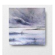 Pejzaż- akwarela 20/20 cm