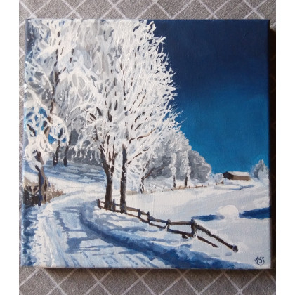 Marta Konopacka - obrazy akryl - Zima foto #1