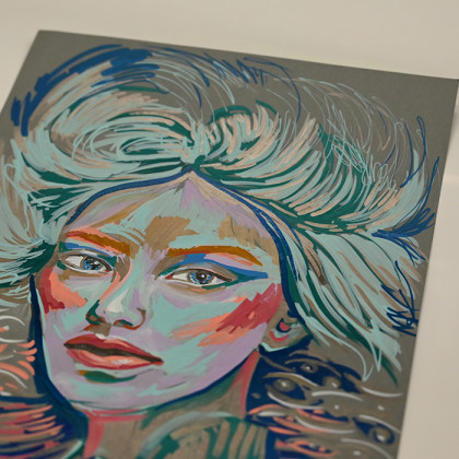 Anawa-art - rysunki tech.mieszana - Portret oniryczny foto #2