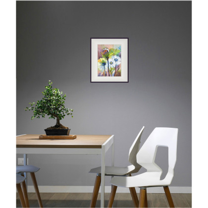 Joanna Tomczyk - obrazy akwarela - Margerytki obietnica, Akwarela 24x32 cm foto #4