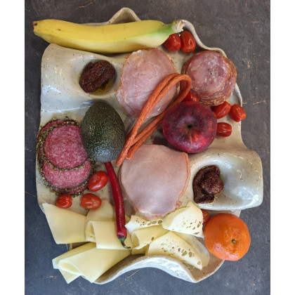 Krystyna Ciećwierska - naczynia - na fali - patera imprezowa foto #2