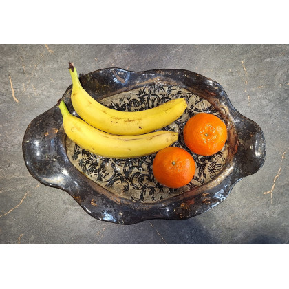 Krystyna Ciećwierska - naczynia - rustikalna patera foto #3