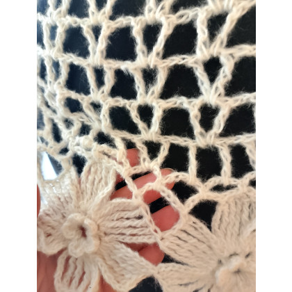 Danuta Zgoł - chusty,apaszki - Szal mgiełka z kwiatami foto #3