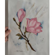 Akwarela Akwarelka Obraz pt: Magnolia 22,5 x 30