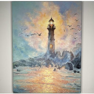 LATARNIA MORSKA O ŚWICIE.