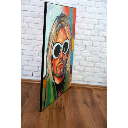 Rafal Stach - obrazy akryl - Kurt Cobain 80x100 foto #2