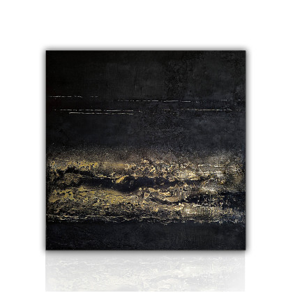 FOKUS abstrakcja 100x100 cm, Dorota Kalinowska, obrazy akryl