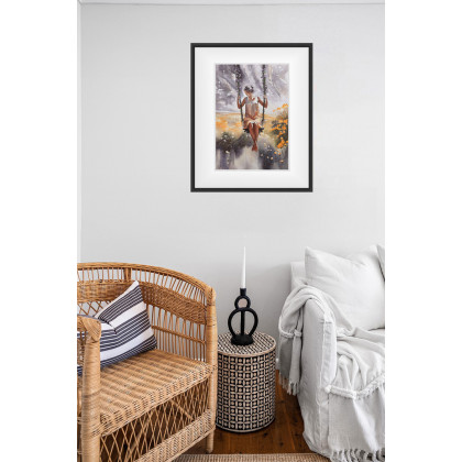 Joanna Tomczyk - obrazy akwarela - Liryczny balans, Akwarela A3 foto #4