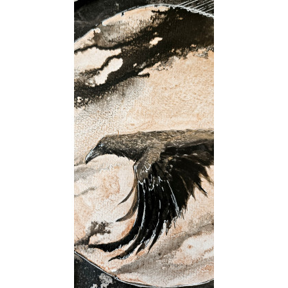 Małgorzata Raduj - obrazy akwarela - Strażnik przejścia foto #3