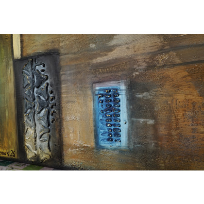 Aleksandra Semeniuk  - obrazy tech. mieszana - Poczekasz na mnie? foto #2