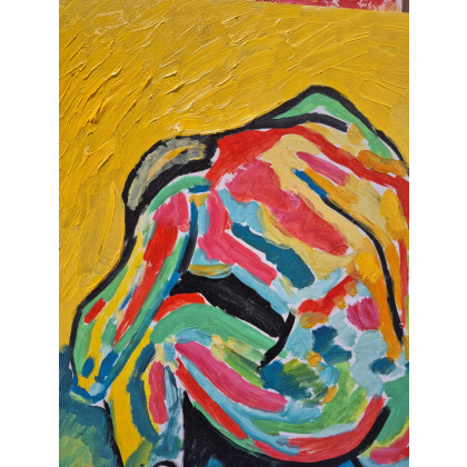 Marlena Kuć - obrazy olejne - zamknięta w świetle foto #1