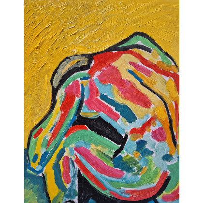 Marlena Kuć - obrazy olejne - zamknięta w świetle foto #3