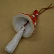 Muchomorek. Ceramiczny dzwonek