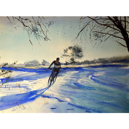 Run, Joanna Magdalena, obrazy akwarela