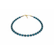 Naszyjnik Krótki Korale Teal Niebieskie2