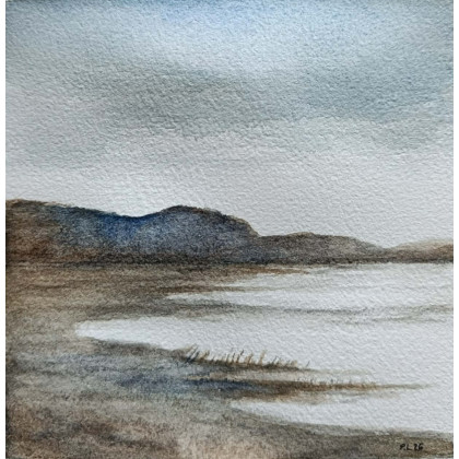 Paulina Lebida - obrazy akwarela - Pejzaż- akwarela 15/15 cm foto #1